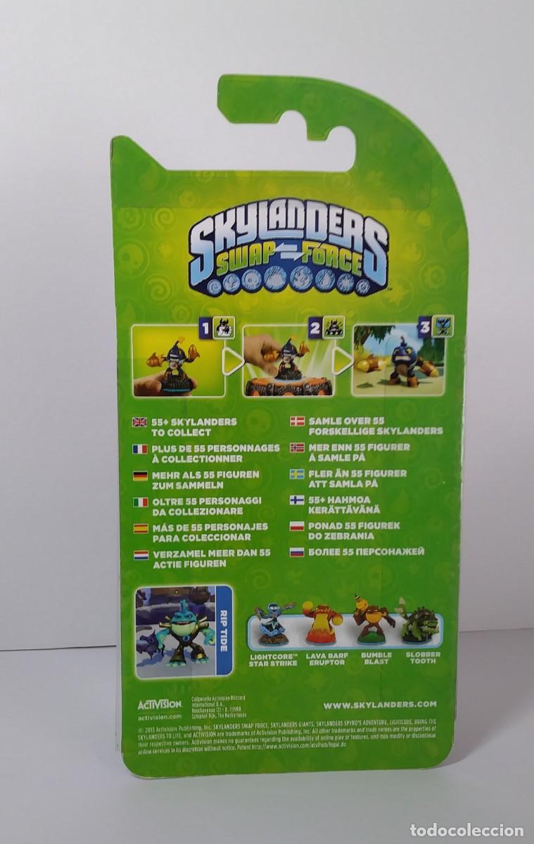 Videojuegos y consolas: FIGURA RIP TIDE SKYLANDERS SWAP FORCE PRECINTADO - Foto 4