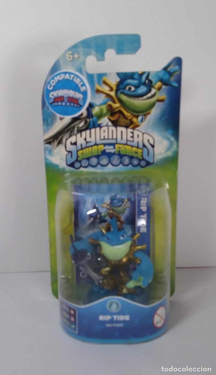 Videojuegos y consolas: FIGURA RIP TIDE SKYLANDERS SWAP FORCE PRECINTADO - Foto 1