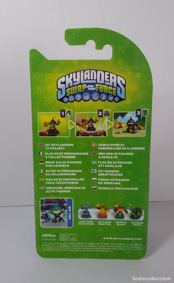 Videojuegos y consolas: FIGURA RIP TIDE SKYLANDERS SWAP FORCE PRECINTADO - Foto 3