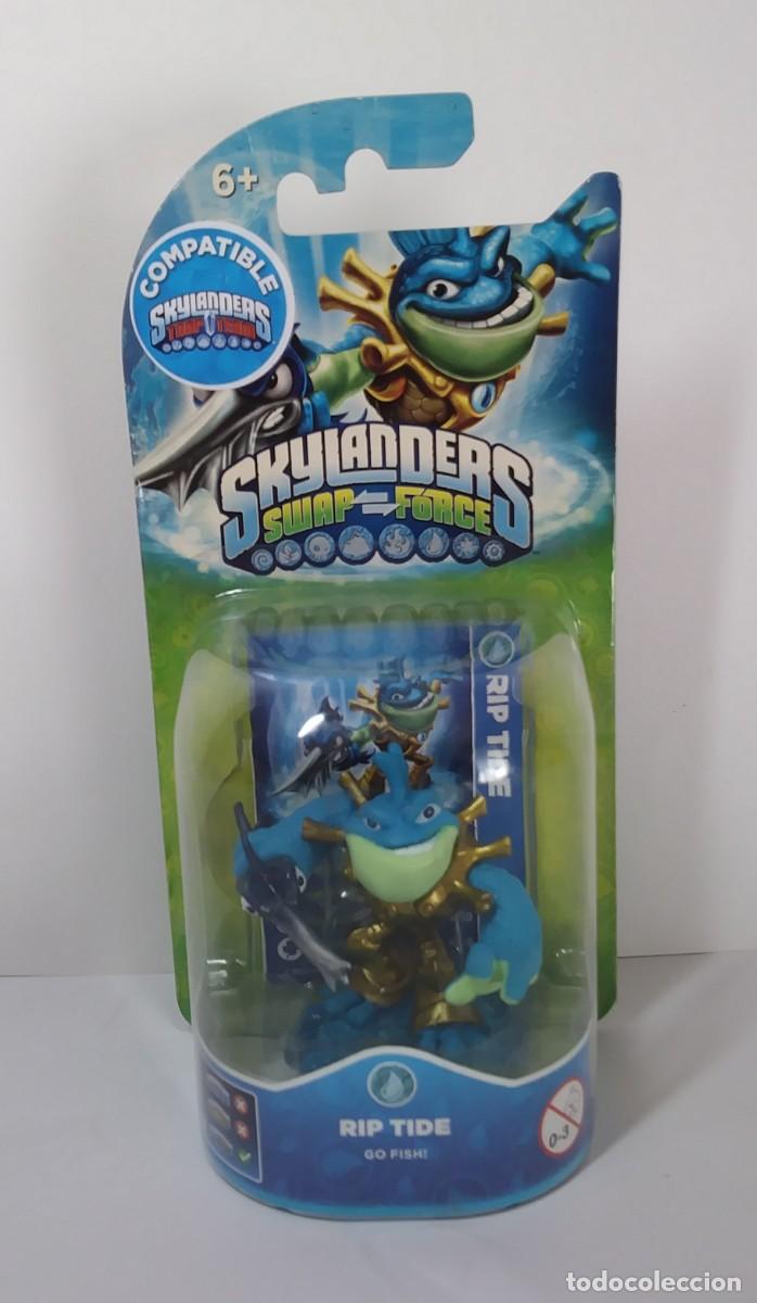 Videojuegos y consolas: FIGURA RIP TIDE SKYLANDERS SWAP FORCE PRECINTADO - Foto 1