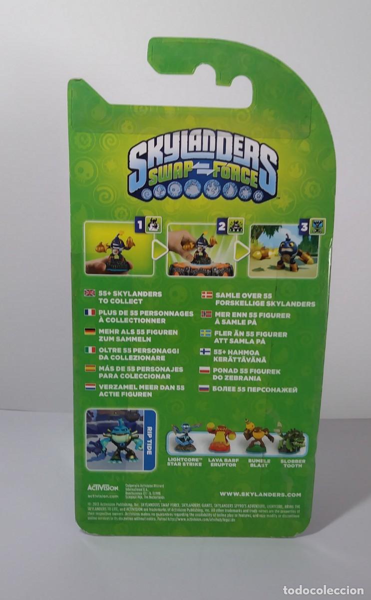 Videojuegos y consolas: FIGURA RIP TIDE SKYLANDERS SWAP FORCE PRECINTADO - Foto 3