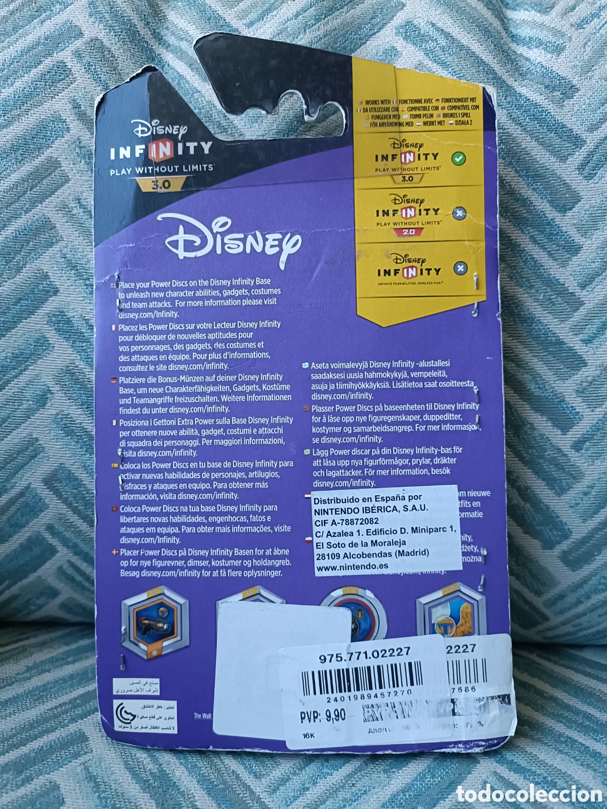 Videojuegos y consolas: Disney Infinity Play Without L&iacute;mite -Power Disc Pack- Nintendo (Precintado) CI - Foto 2