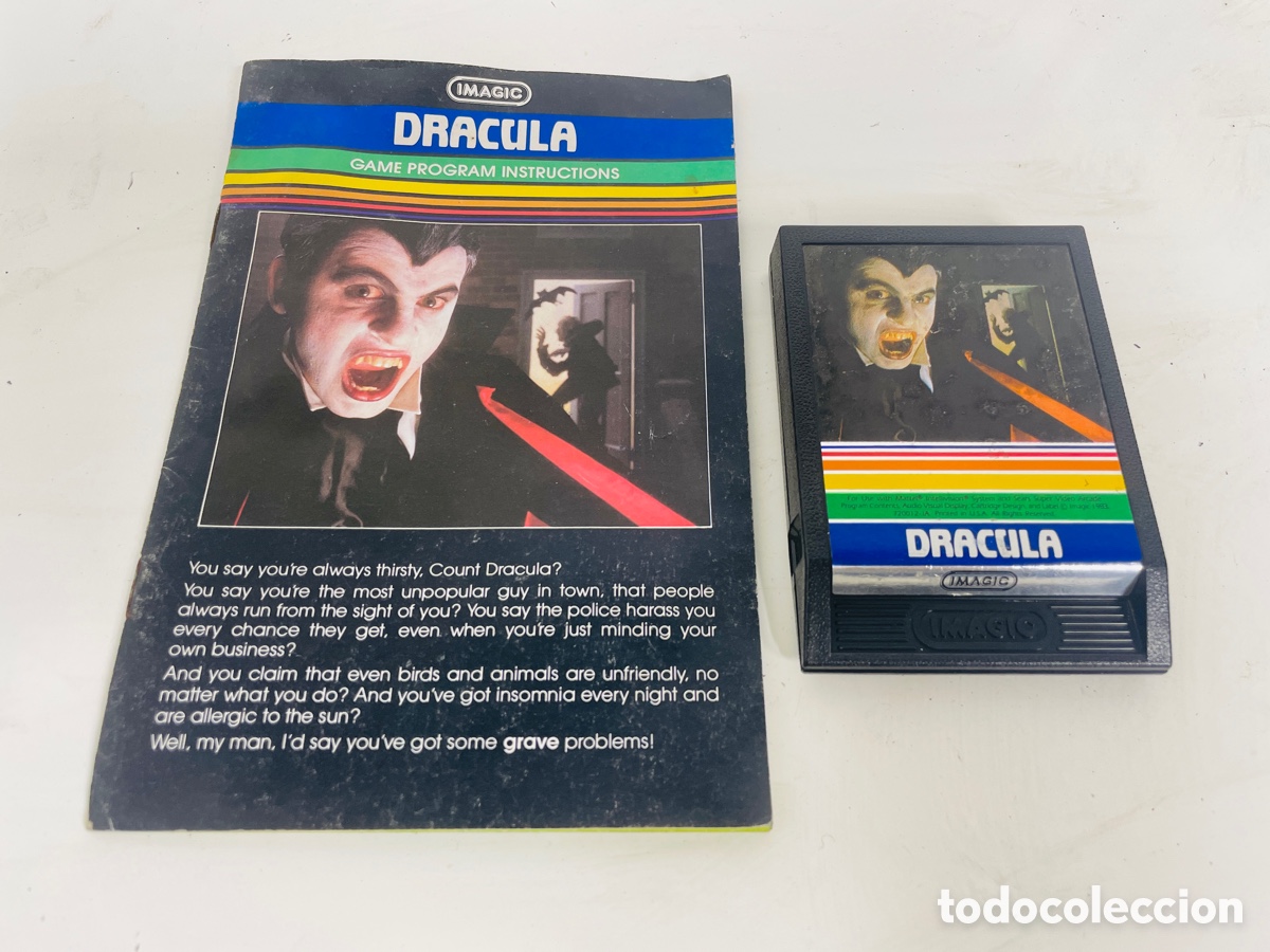 Videojuegos y consolas: Dracula Intellivision 1983 Imagic - Foto 2