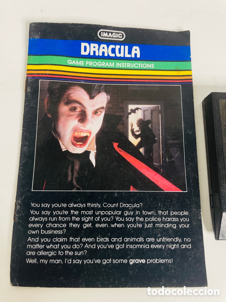 Videojuegos y consolas: Dracula Intellivision 1983 Imagic - Foto 4
