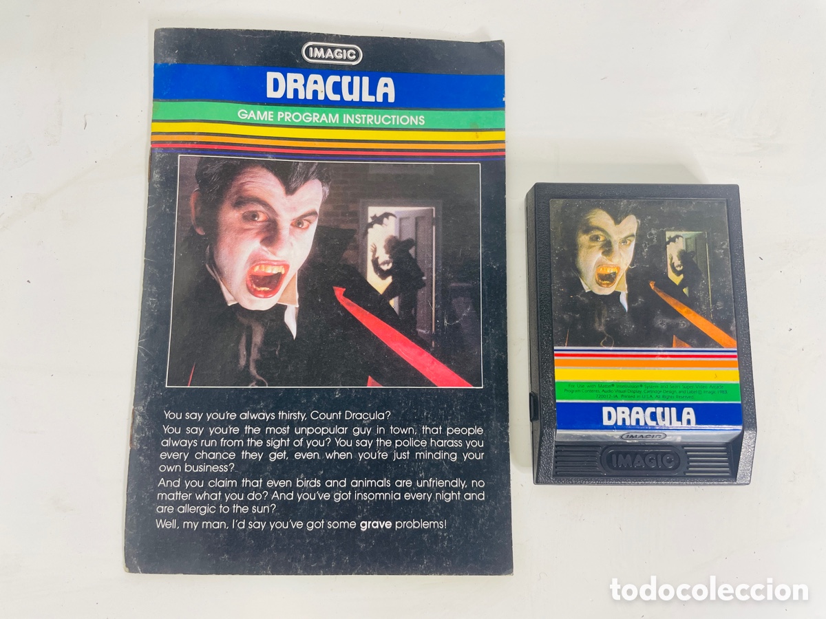 Videojuegos y consolas: Dracula Intellivision 1983 Imagic - Foto 1