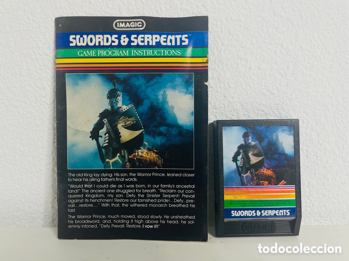 Videojuegos y consolas: Swords Serpents Intellivision - Foto 1