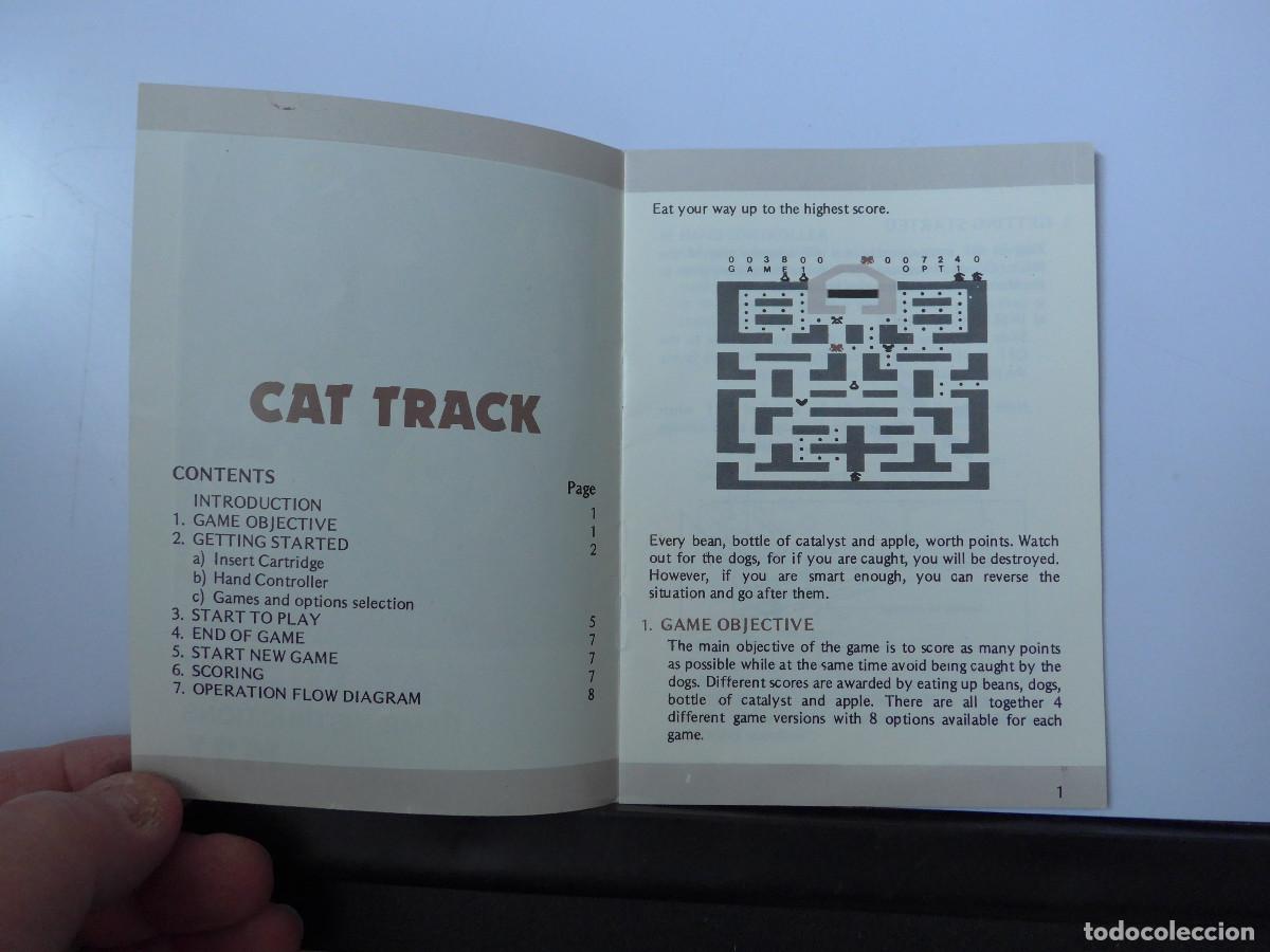 Videojuegos y consolas: INSTRUCCIONES DEL JUEGO CAT TRACK M27 - Foto 3