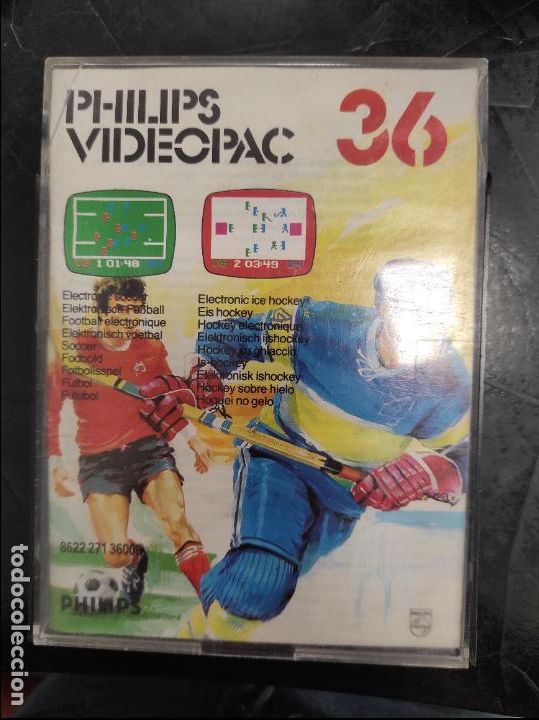 Videojogos e Consolas: FUTBOL + HOCKEY HIELO VIDEOPAC COMPUTER PHILIPS G7000 N&ordm; 36