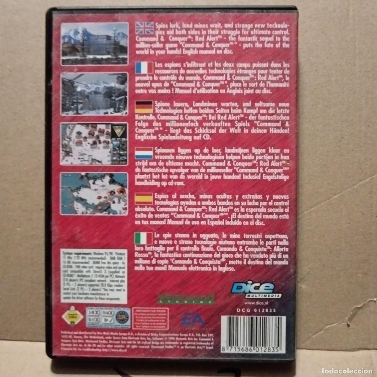 Videojuegos y consolas: Red Alert. Command & Conquer. (2 Cd-rom) - Foto 2