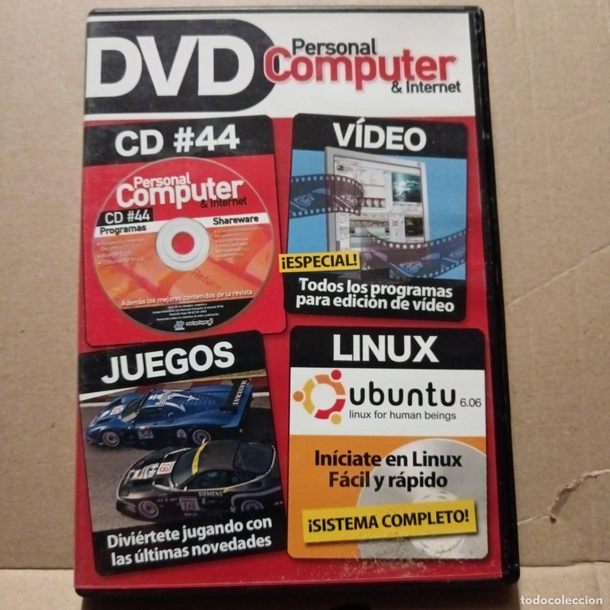Videojuegos y consolas: Personal computer & internet. Linux, video, juegos, CD #44. Cd-rom - Foto 1