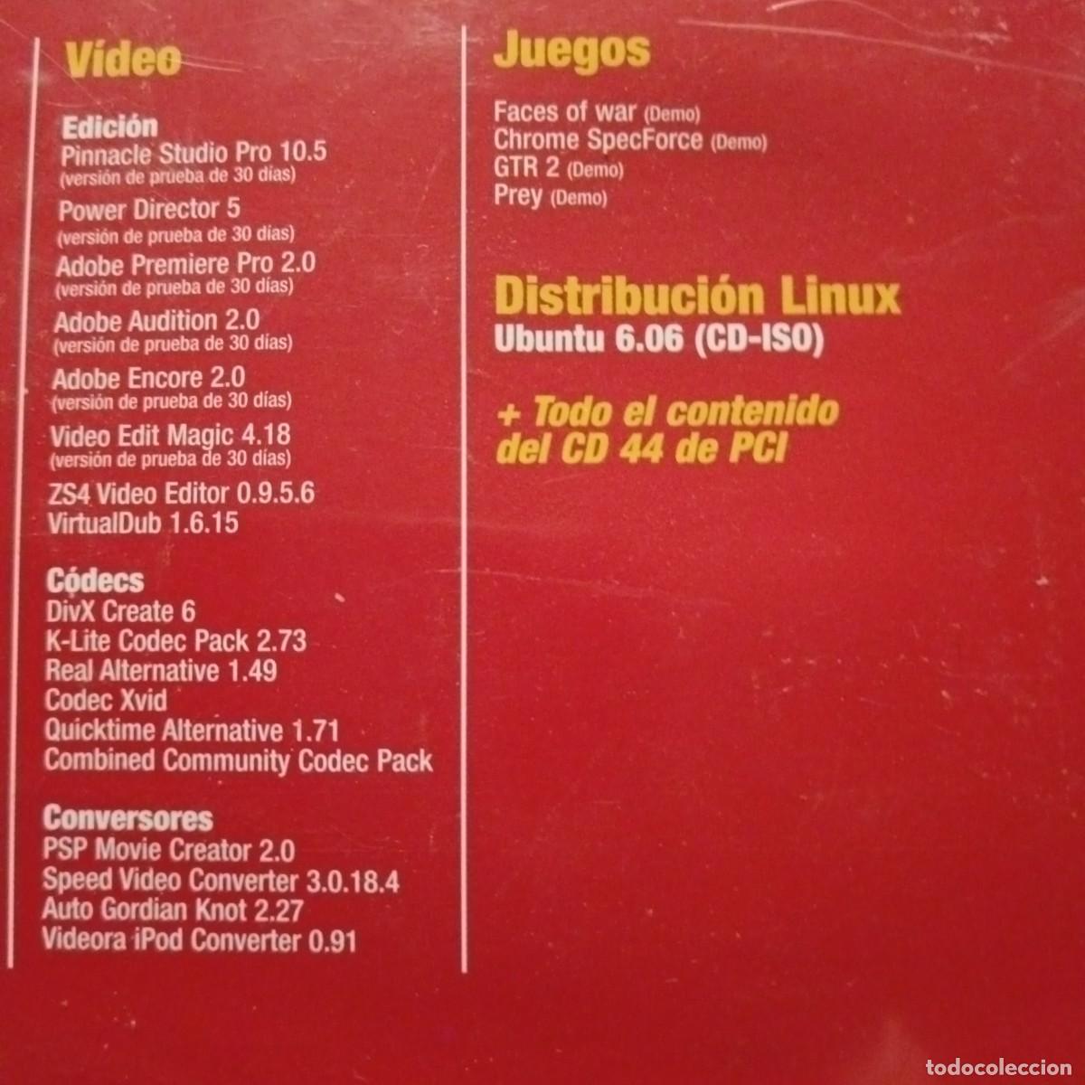 Videojuegos y consolas: Personal computer & internet. Linux, video, juegos, CD #44. Cd-rom - Foto 3