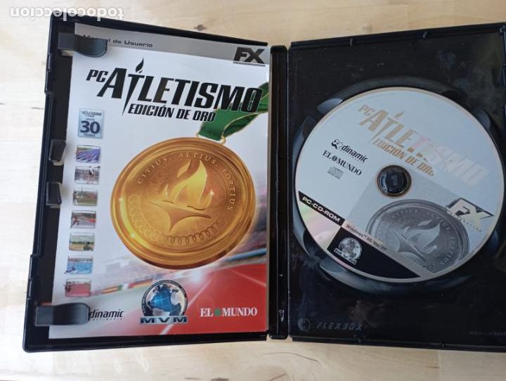 Videojuegos y consolas: JUEGO PC - ATLETISMO,EDICION ORO. - Foto 2