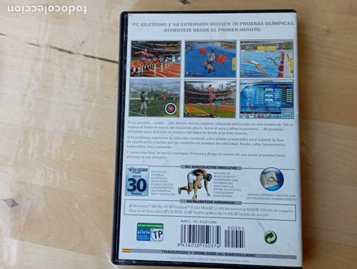 Videojuegos y consolas: JUEGO PC - ROLAND GARROS 2000.PARIS - Foto 1