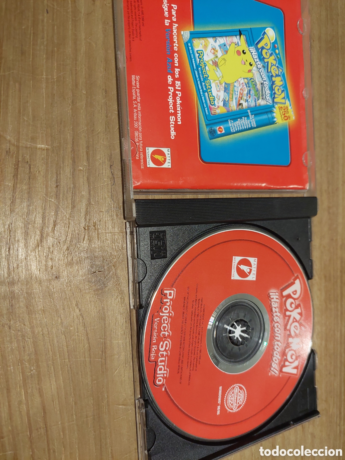 Videojuegos y consolas: 98/95 windows pokemon hazte con todos project studio versi&oacute;n roja Mattel - Foto 3