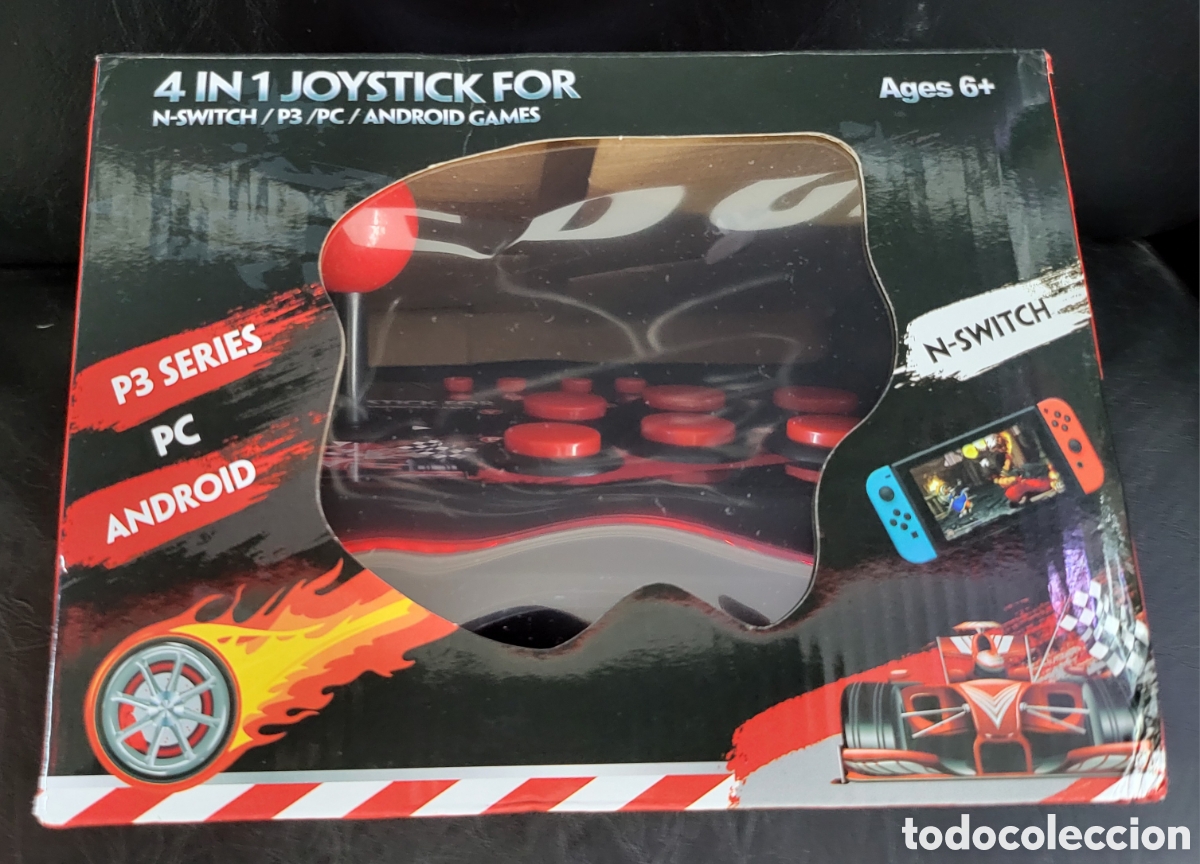 Videojuegos y consolas: Joystick tablero arcade n switch p3 pc androig games - Foto 3