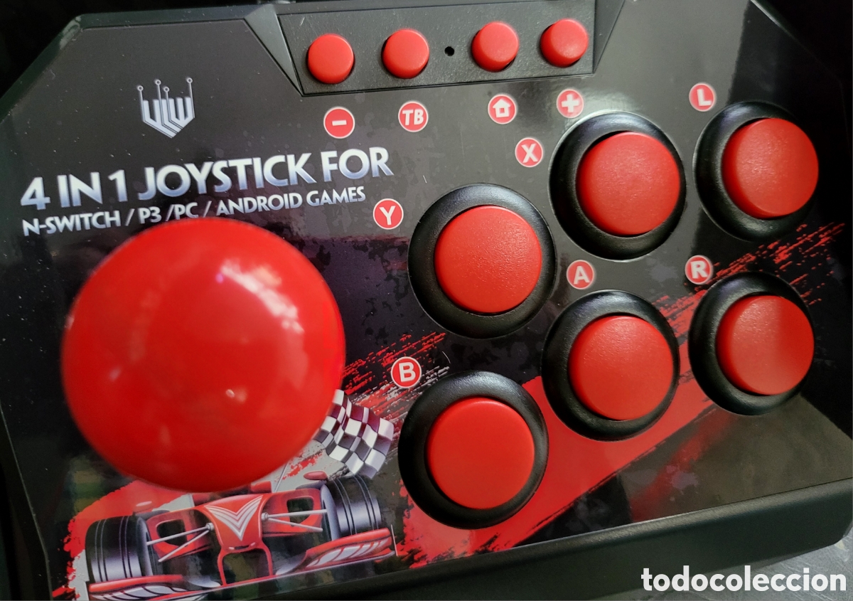 Videojuegos y consolas: Joystick tablero arcade n switch p3 pc androig games - Foto 5