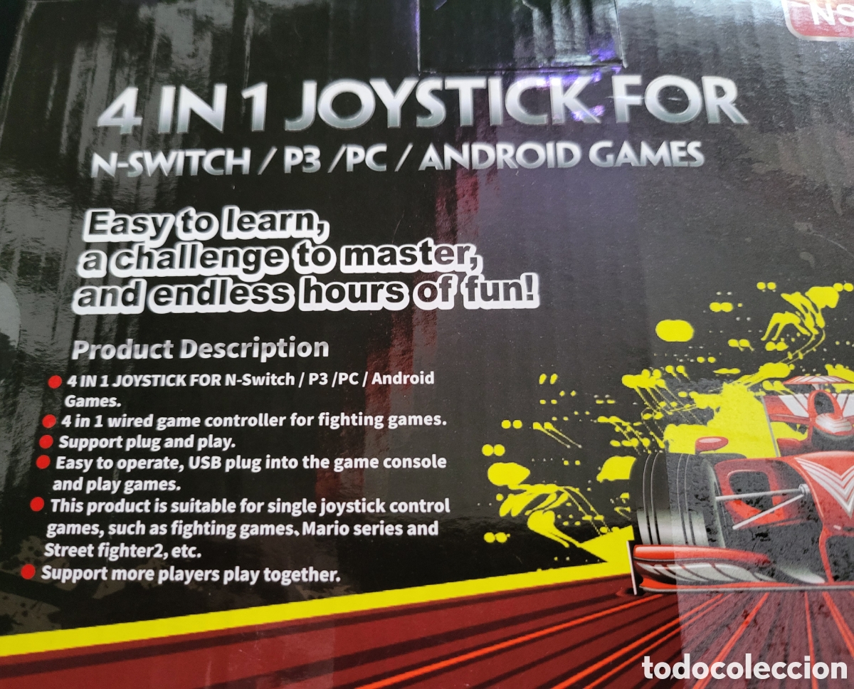 Videojuegos y consolas: Joystick tablero arcade n switch p3 pc androig games - Foto 8
