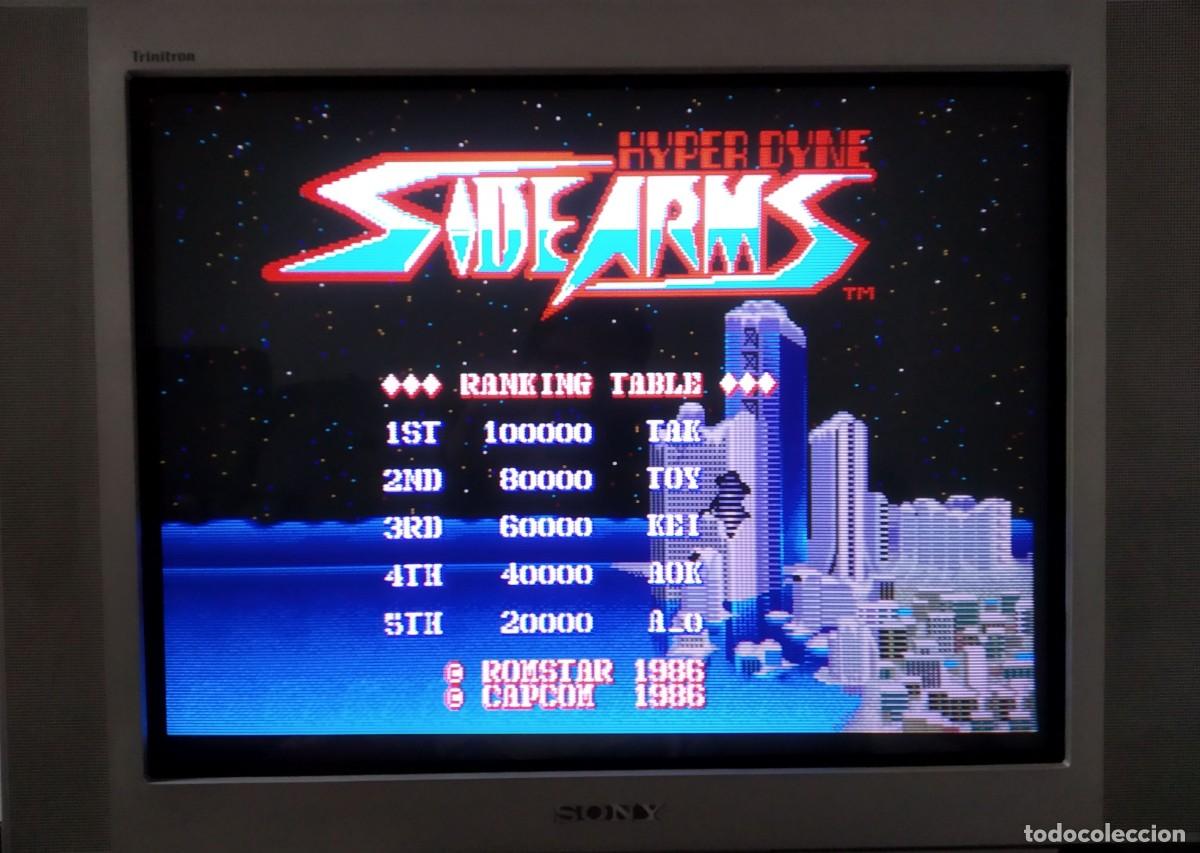 Videojuegos y consolas: SIDE ARMS: HYPER DYNE. CAPCOM. PLACA ARCADE JAMMA ORIGINAL. - Foto 14