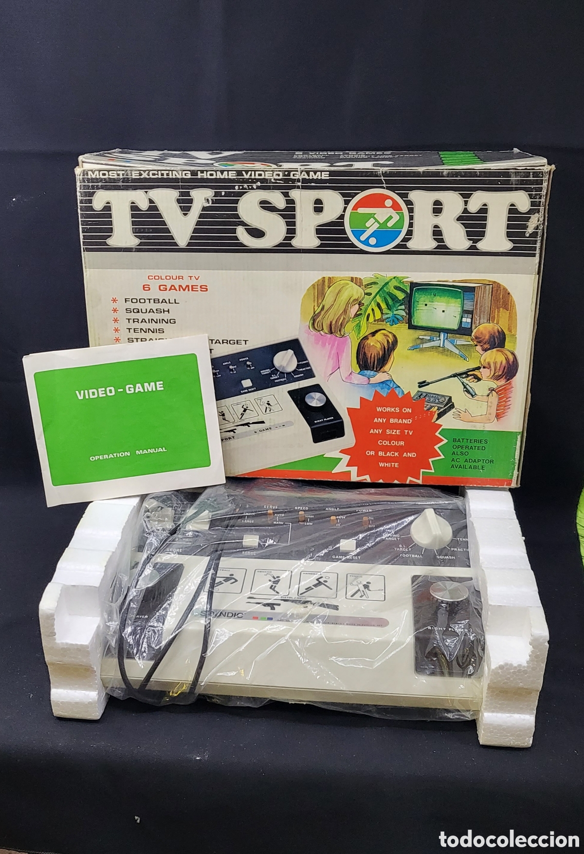 Videojuegos y consolas: CONSOLA TV SPORT TIPO ATARI, COMO NUEVA - Foto 1