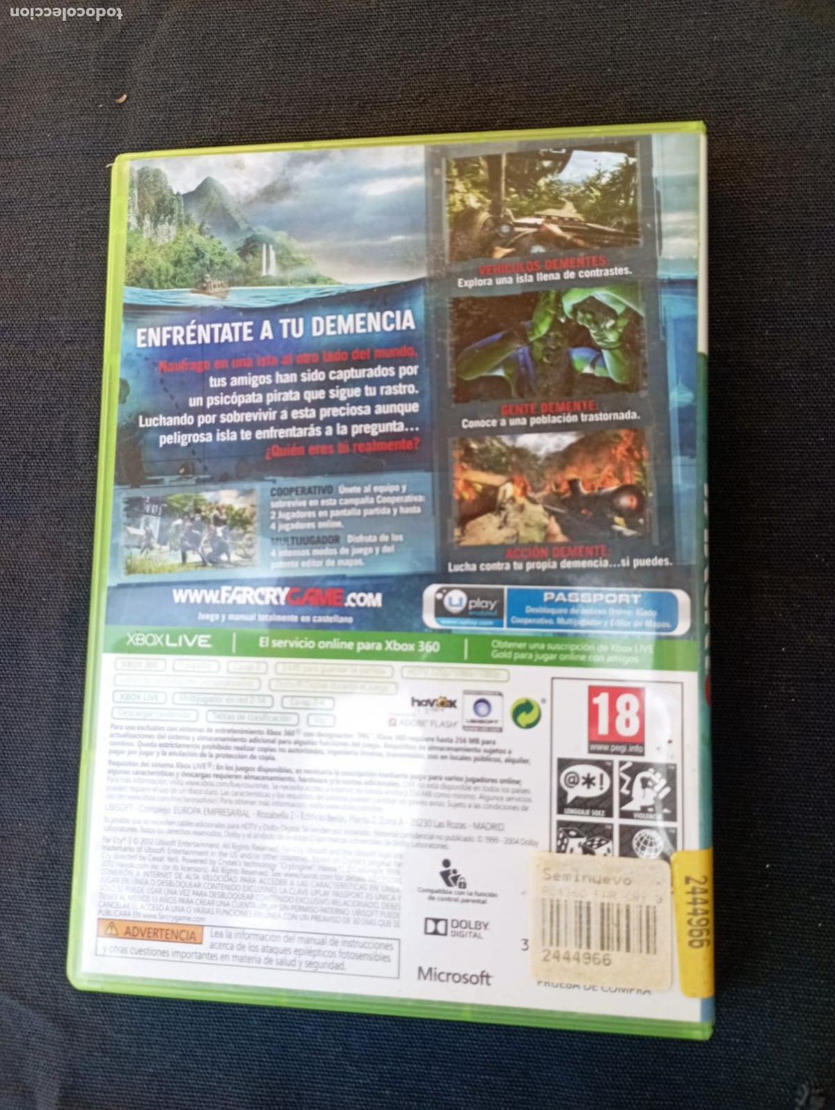 Videojuegos y consolas: JUEGO,FARCRY 3 XBOX 360 . - Foto 3