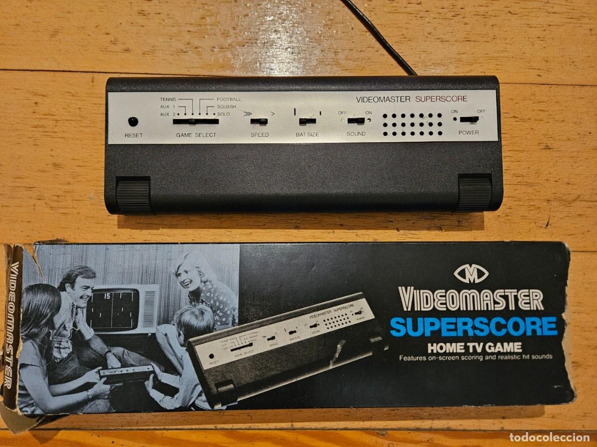 Videojuegos y consolas: VIDEOMASTER SUPERSCORE HOME TV GAME FUNCIONANDO - Foto 1