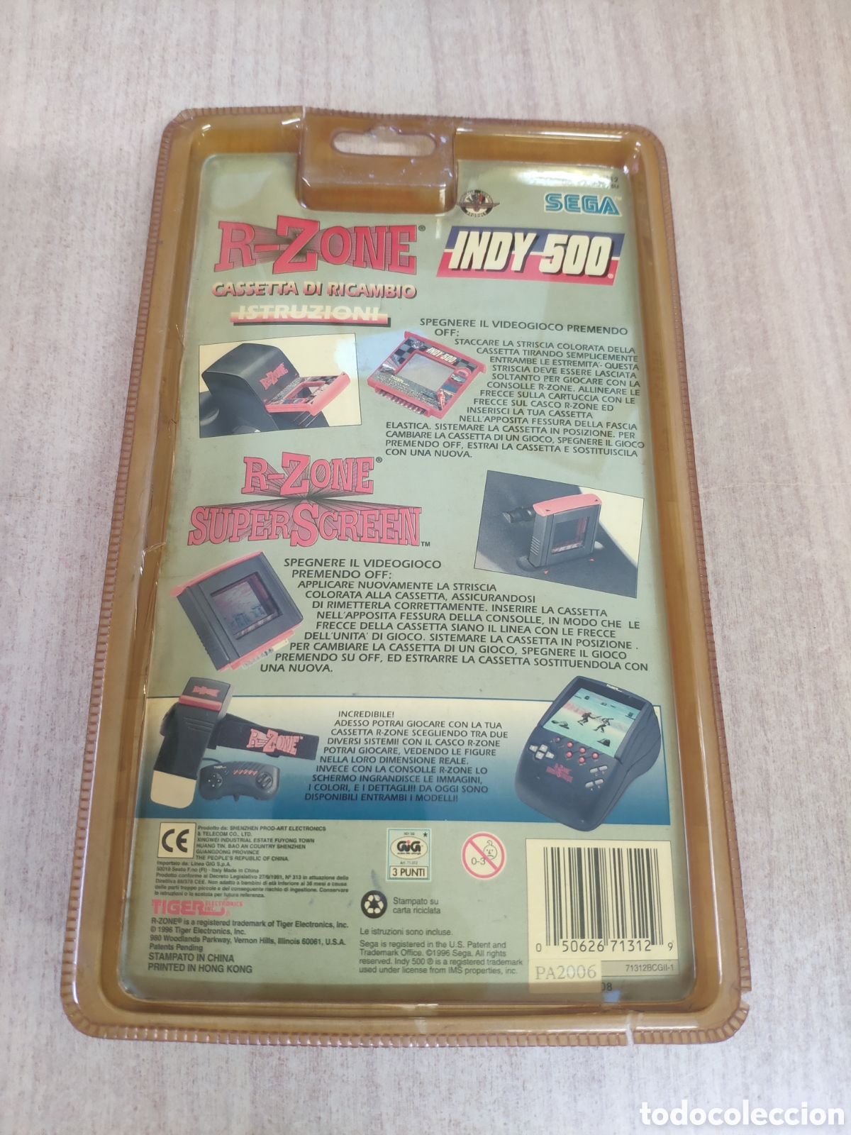 Videojuegos y consolas: Sega Indy 500 R-Zone de Tiger Nuevo - Foto 2