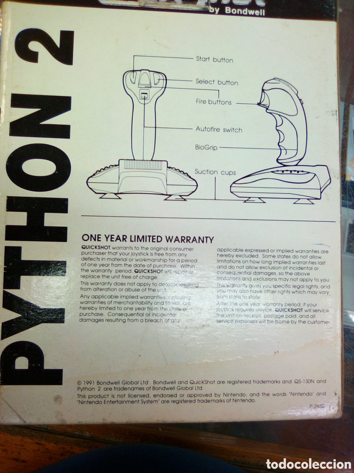 Videojuegos y consolas: Joystick python 2 Nintendo - Foto 2
