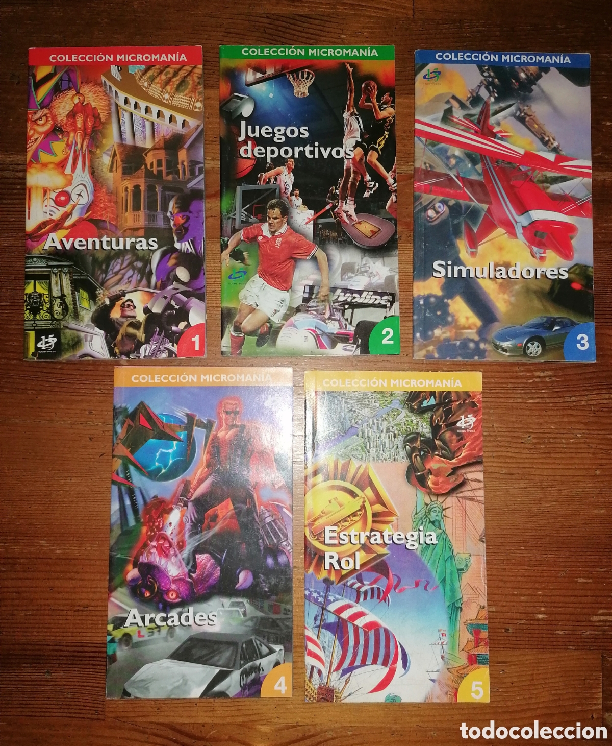 Videojuegos y consolas: Colecci&oacute;n Microman&iacute;a - Cuadernillos del 1 al 5 - Foto 1