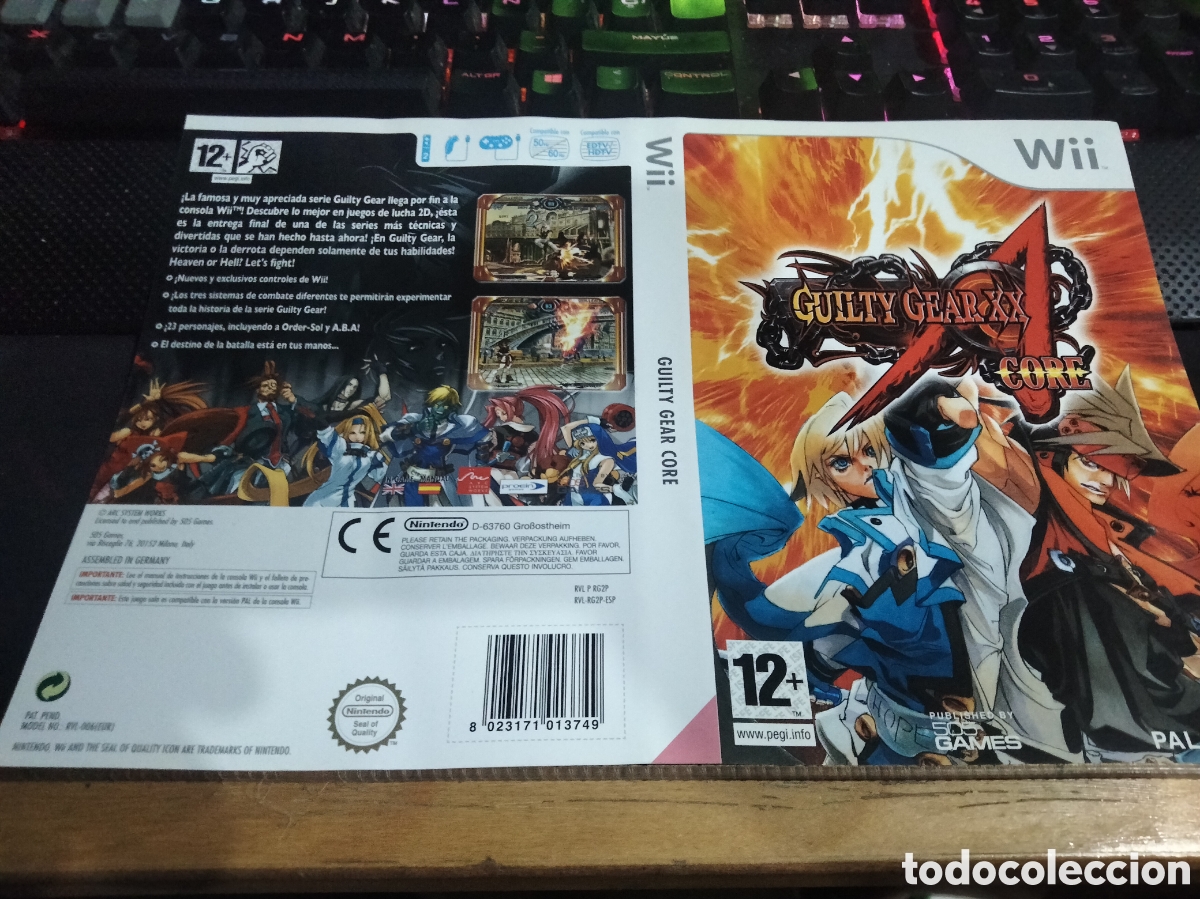 Videojuegos y consolas: Car&aacute;tula guilty gear core wii - Foto 1
