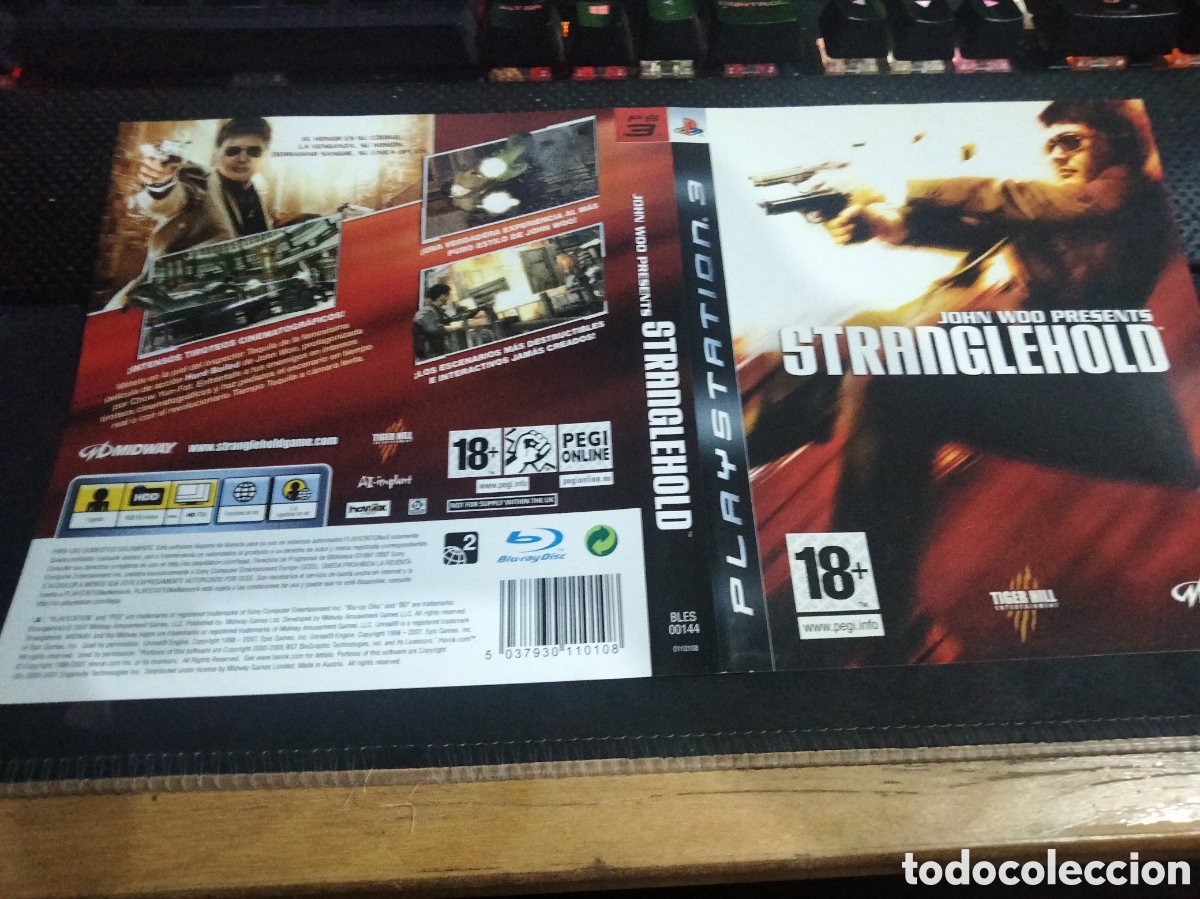 Videojuegos y consolas: Car&aacute;tula stranglehold ps3 - Foto 1