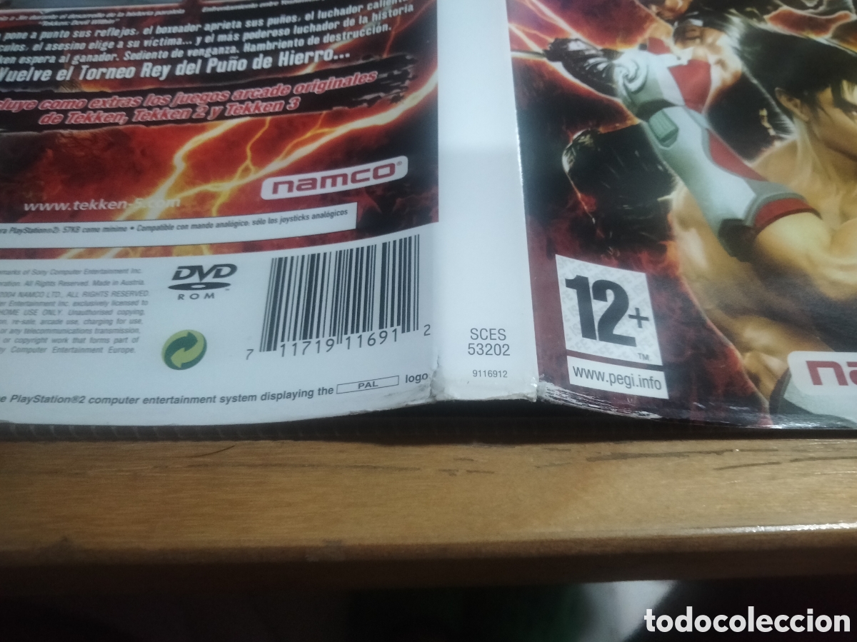 Videojuegos y consolas: Car&aacute;tula Tekken 5 ps2 - Foto 2