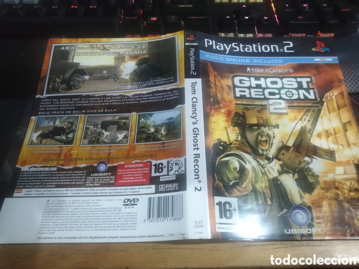 Videojuegos y consolas: Car&aacute;tula Ghost recon 2 ps2 - Foto 1