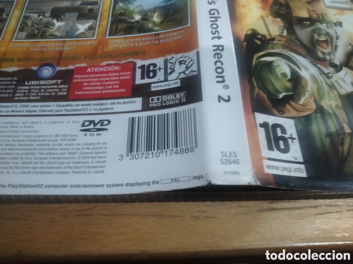 Videojuegos y consolas: Car&aacute;tula Ghost recon 2 ps2 - Foto 2