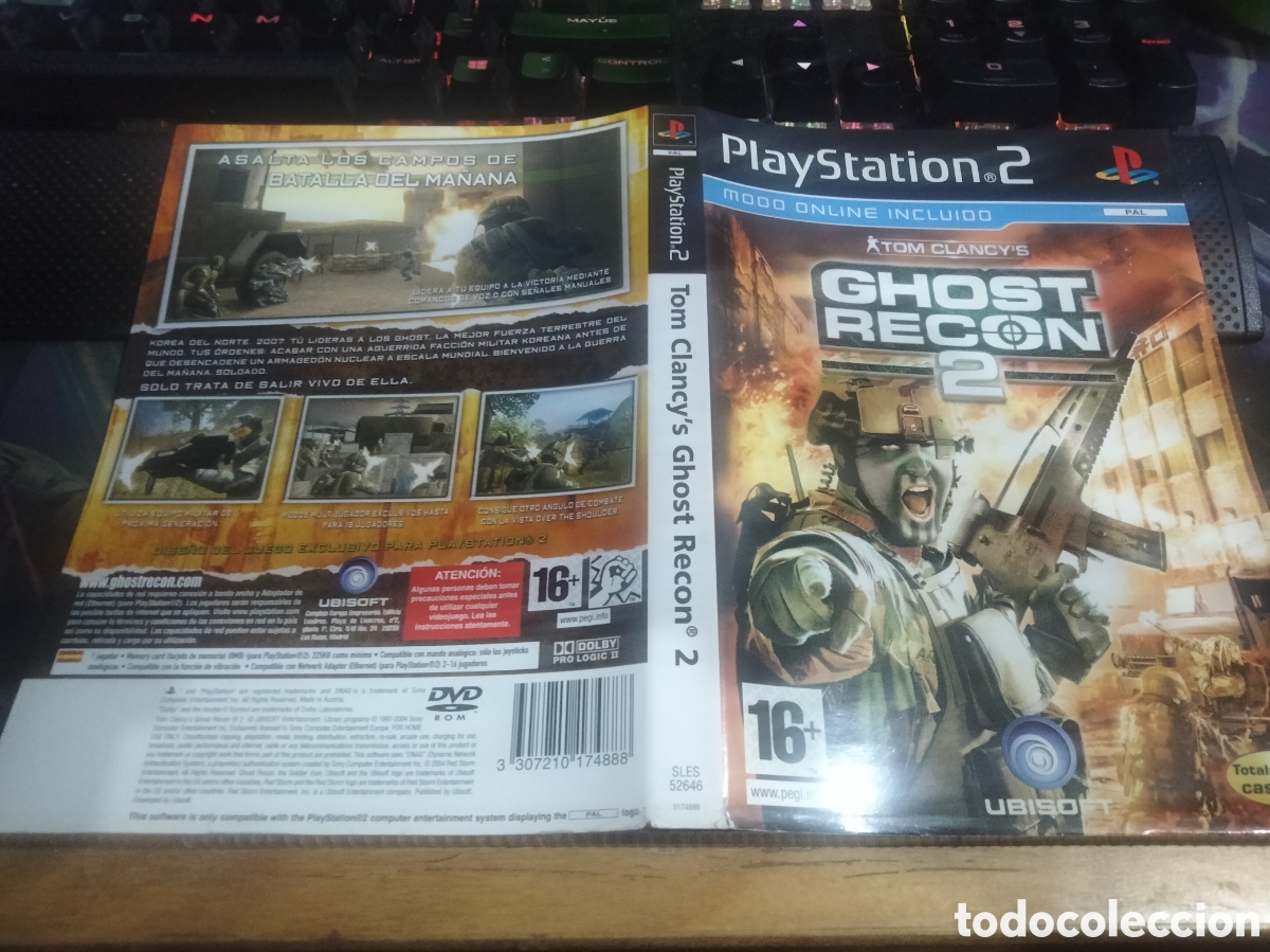 Videojuegos y consolas: Car&aacute;tula Ghost recon 2 ps2 - Foto 1