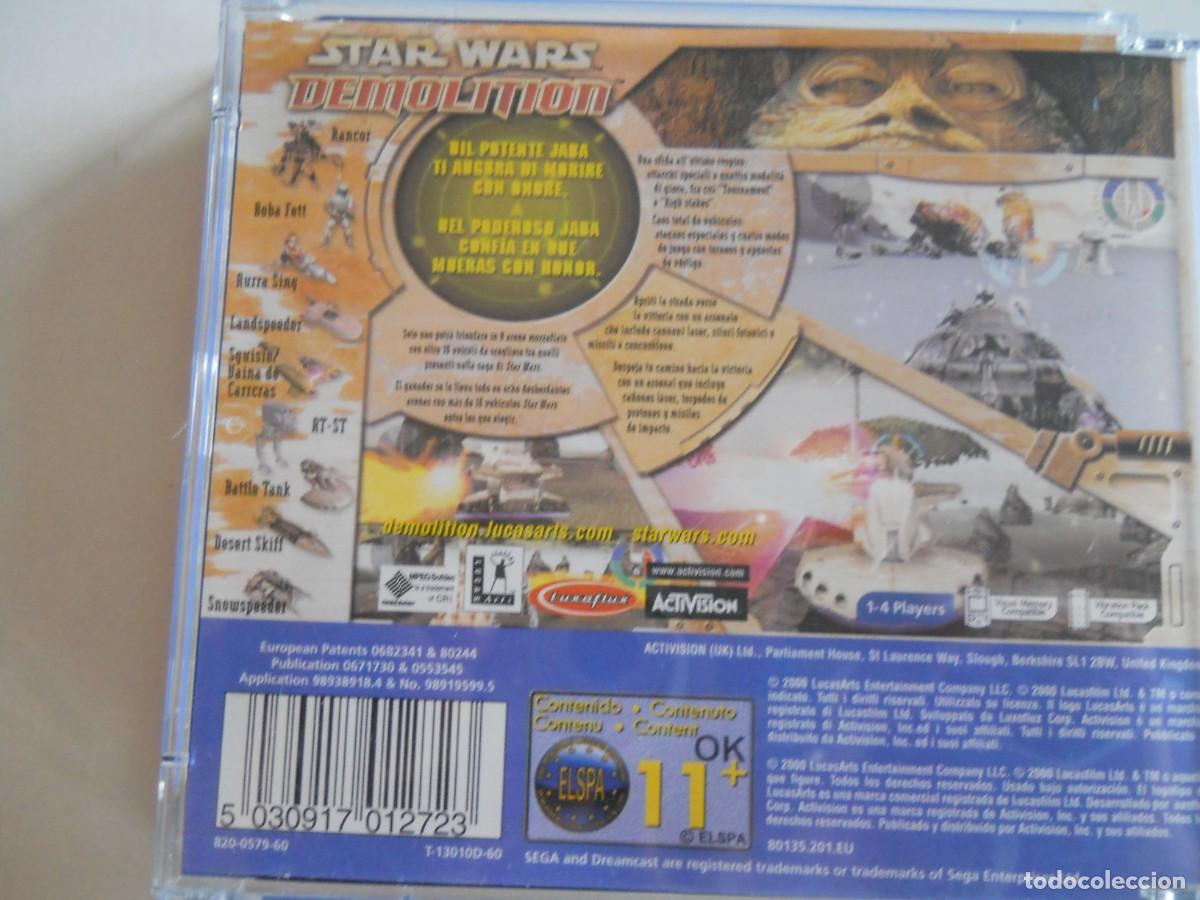 Videojuegos y consolas: JUEGO DREAMCAST &rdquo;STAR WARS DEMOLITION&rdquo; PAL - Foto 2