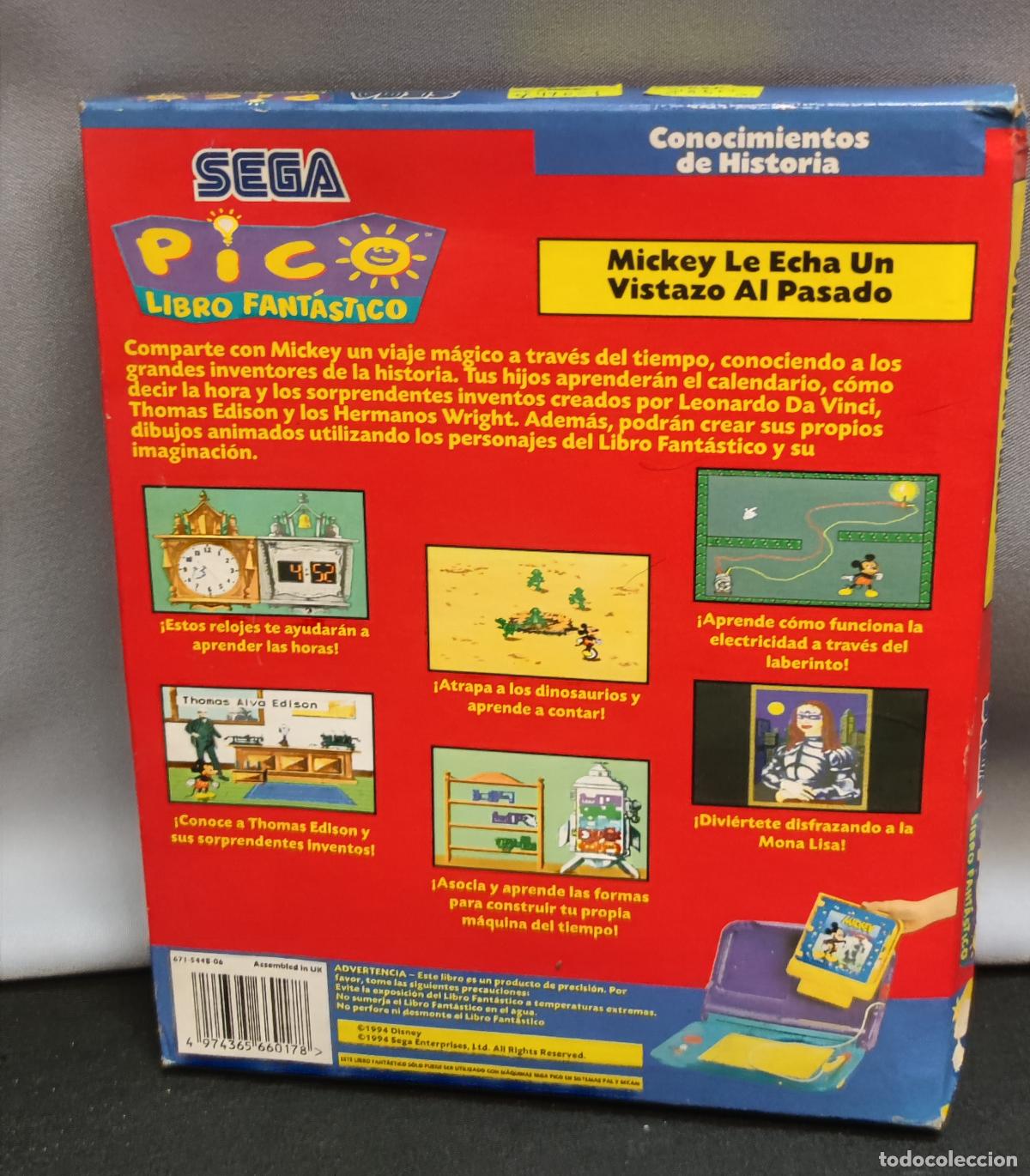 Videojuegos y consolas: Sega pico libro fant&aacute;stico de Mickey - Foto 4