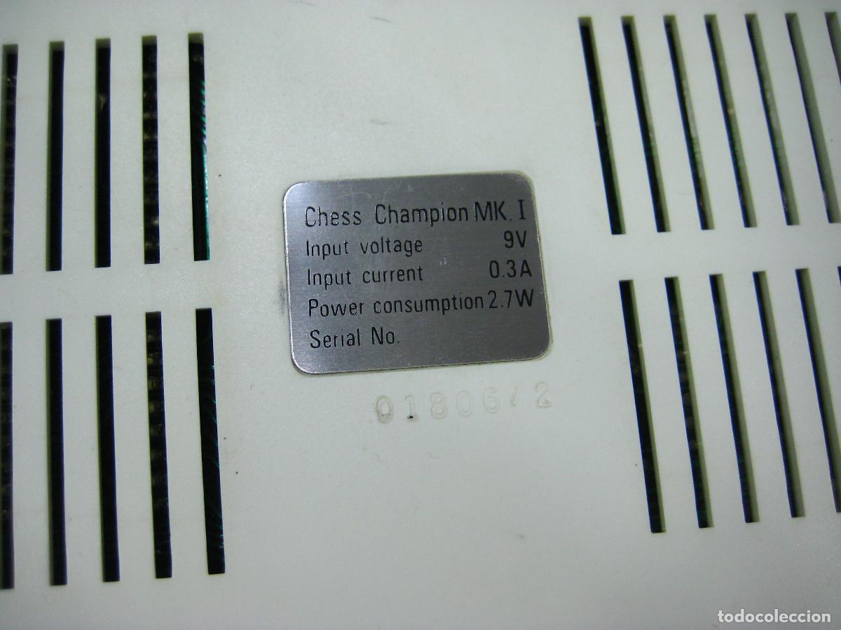 Videojuegos y consolas: JUEGO ELECTR&Oacute;NICO DE AJEDREZ CHESS CHAMPION MK1. COMPUTER ELECTRONIC - Foto 5