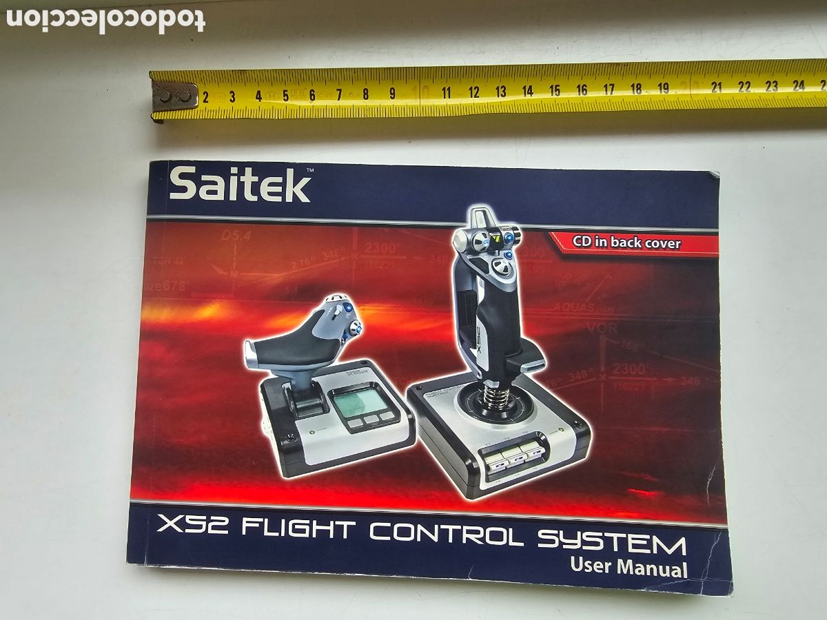 Videojuegos y consolas: Libro de instrucciones de X52 flight control system Saitek 2004 - Foto 2