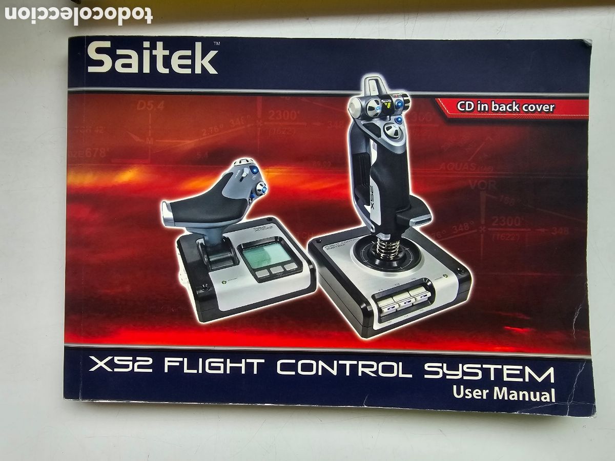 Videojuegos y consolas: Libro de instrucciones de X52 flight control system Saitek 2004 - Foto 1