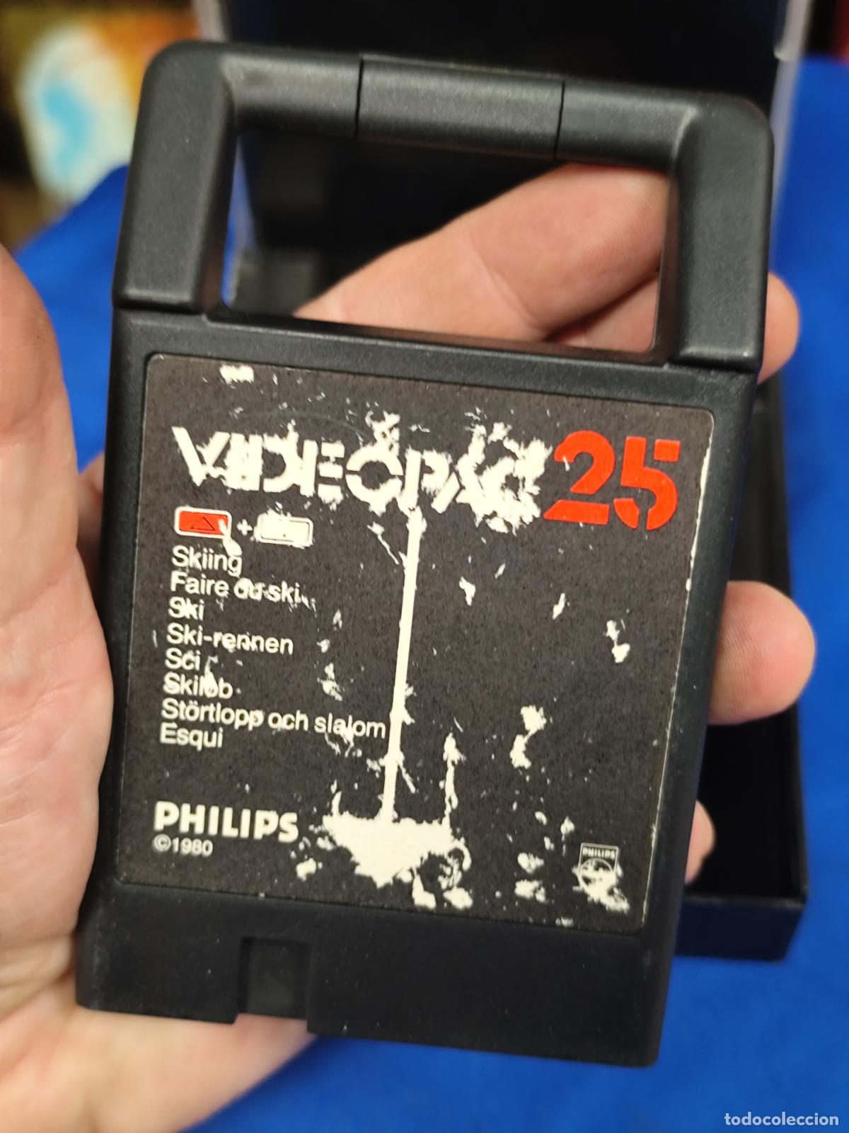 Videojuegos y consolas: Juego 25 Skiing - Philips VIDEOPAC - Foto 2