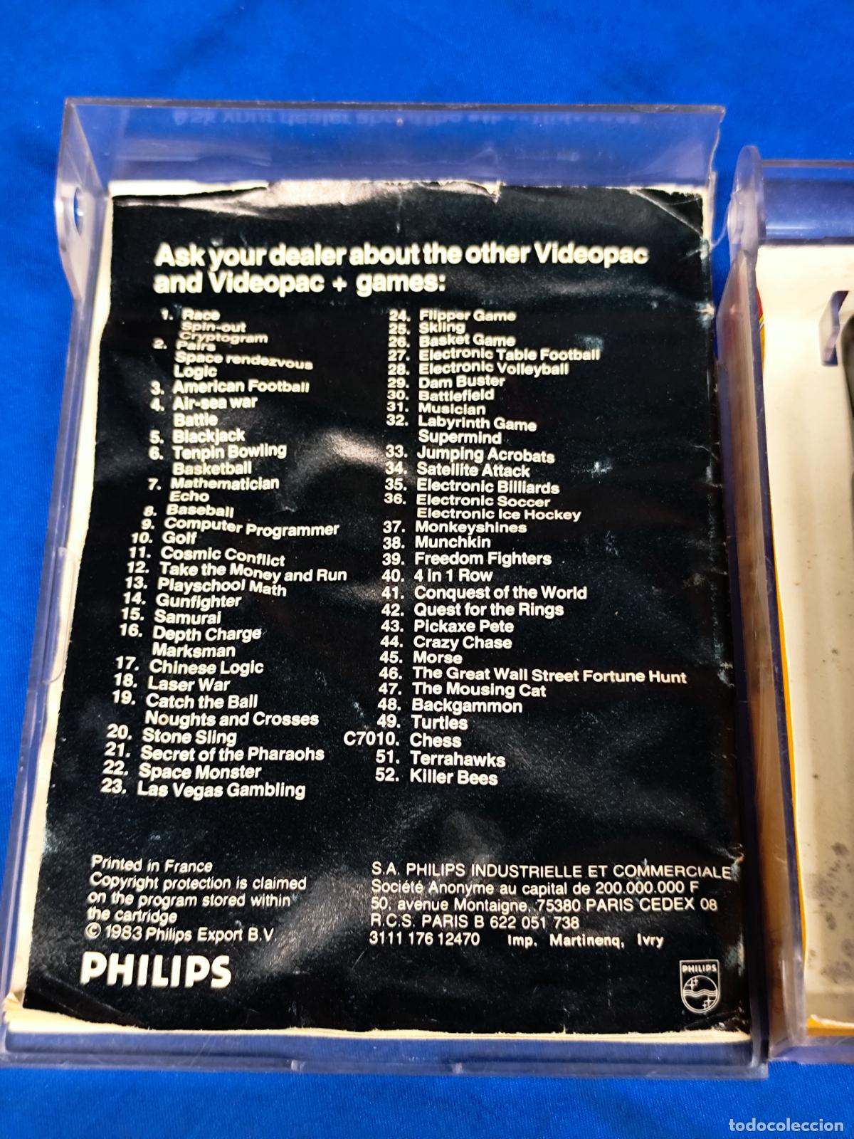 Videojuegos y consolas: Killer Bees - Videopac Video Pac + - 52 - Videopac + - Foto 6
