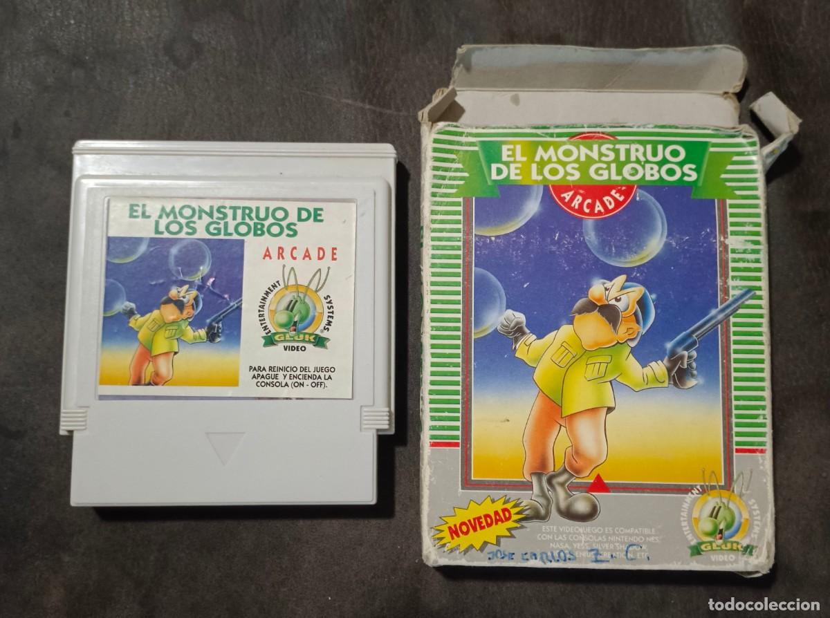 Videojuegos y consolas: Juego Gluk NES El Monstruo de los globos - Foto 1