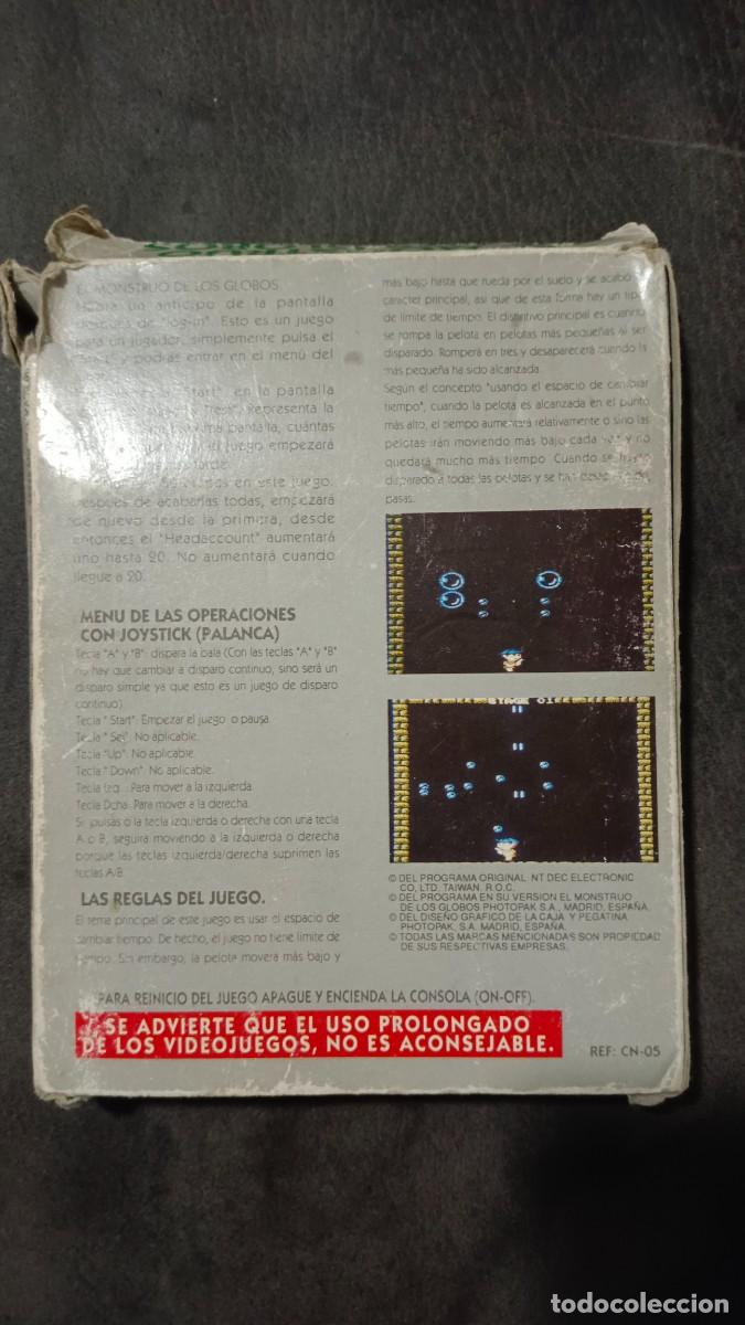 Videojuegos y consolas: Juego Gluk NES El Monstruo de los globos - Foto 4