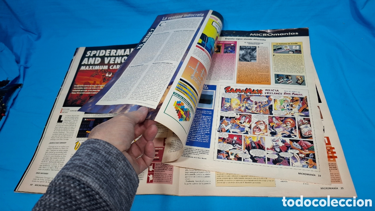 Videojuegos y consolas: REVISTA MICRO MAN&Iacute;A, N&Uacute;MERO 75 - TIE FIGHTER - Foto 3