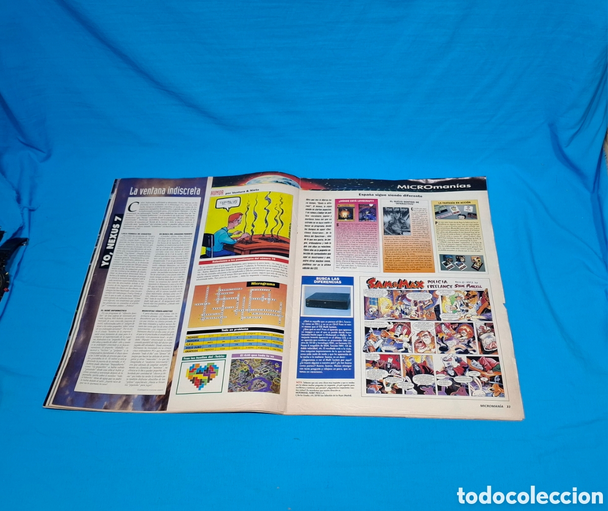 Videojuegos y consolas: REVISTA MICRO MAN&Iacute;A, N&Uacute;MERO 75 - TIE FIGHTER - Foto 4