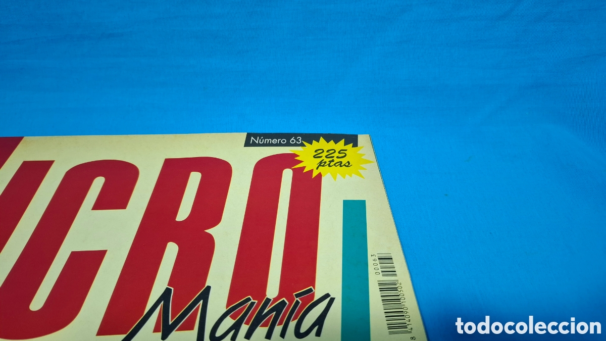 Videojuegos y consolas: REVISTA MICRO MAN&Iacute;A, N&Uacute;MERO 63 - JURASSIC PARK - Foto 2