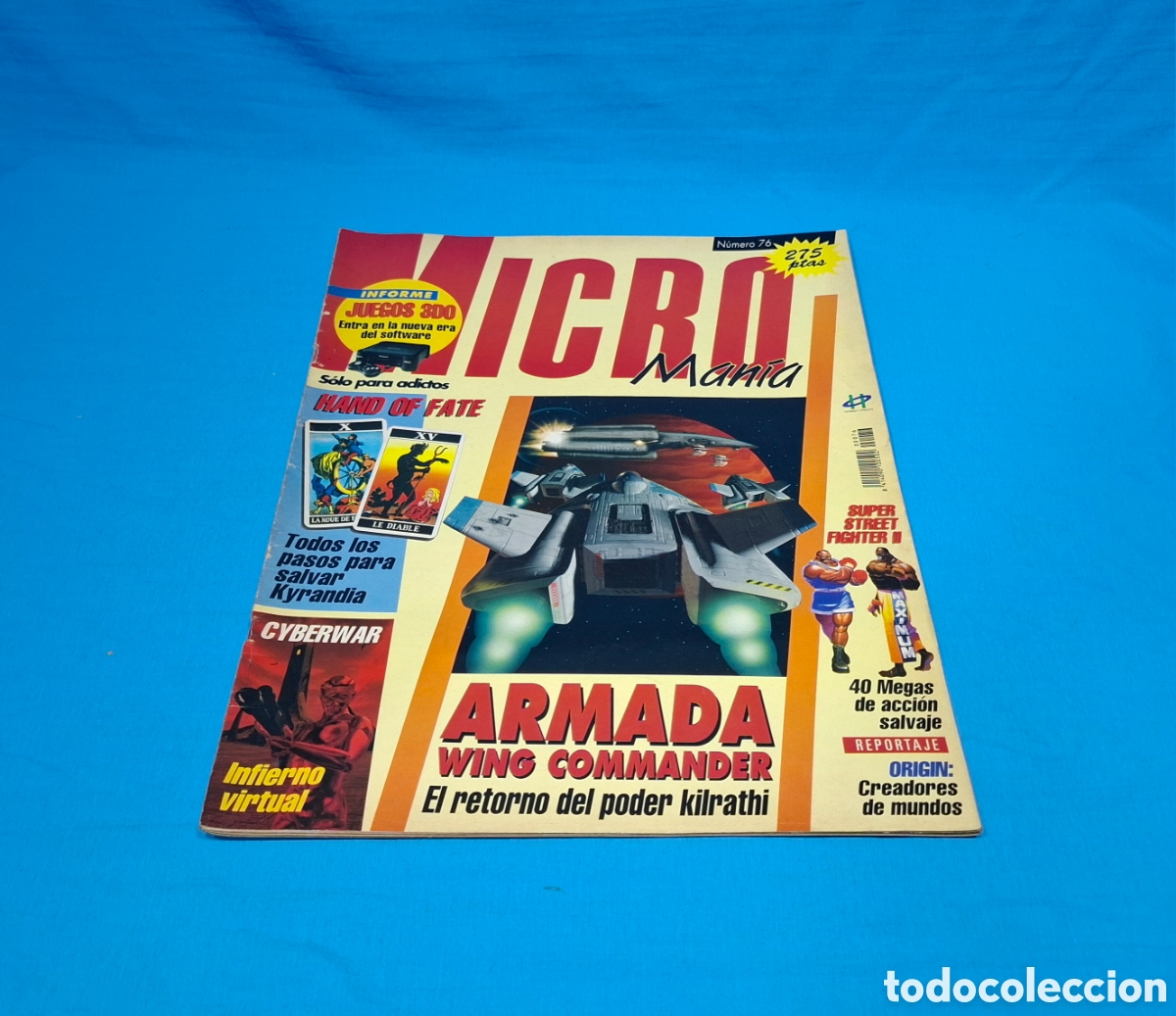 Videojuegos y consolas: REVISTA MICRO MAN&Iacute;A, N&Uacute;MERO 76 - ARMADA WING COMMANDER - Foto 1