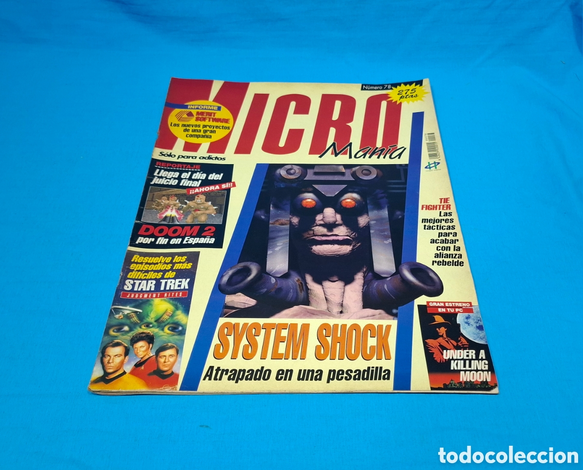 Videojuegos y consolas: REVISTA MICRO MAN&Iacute;A, N&Uacute;MERO 78 - SYSTEM SHOCK - Foto 1