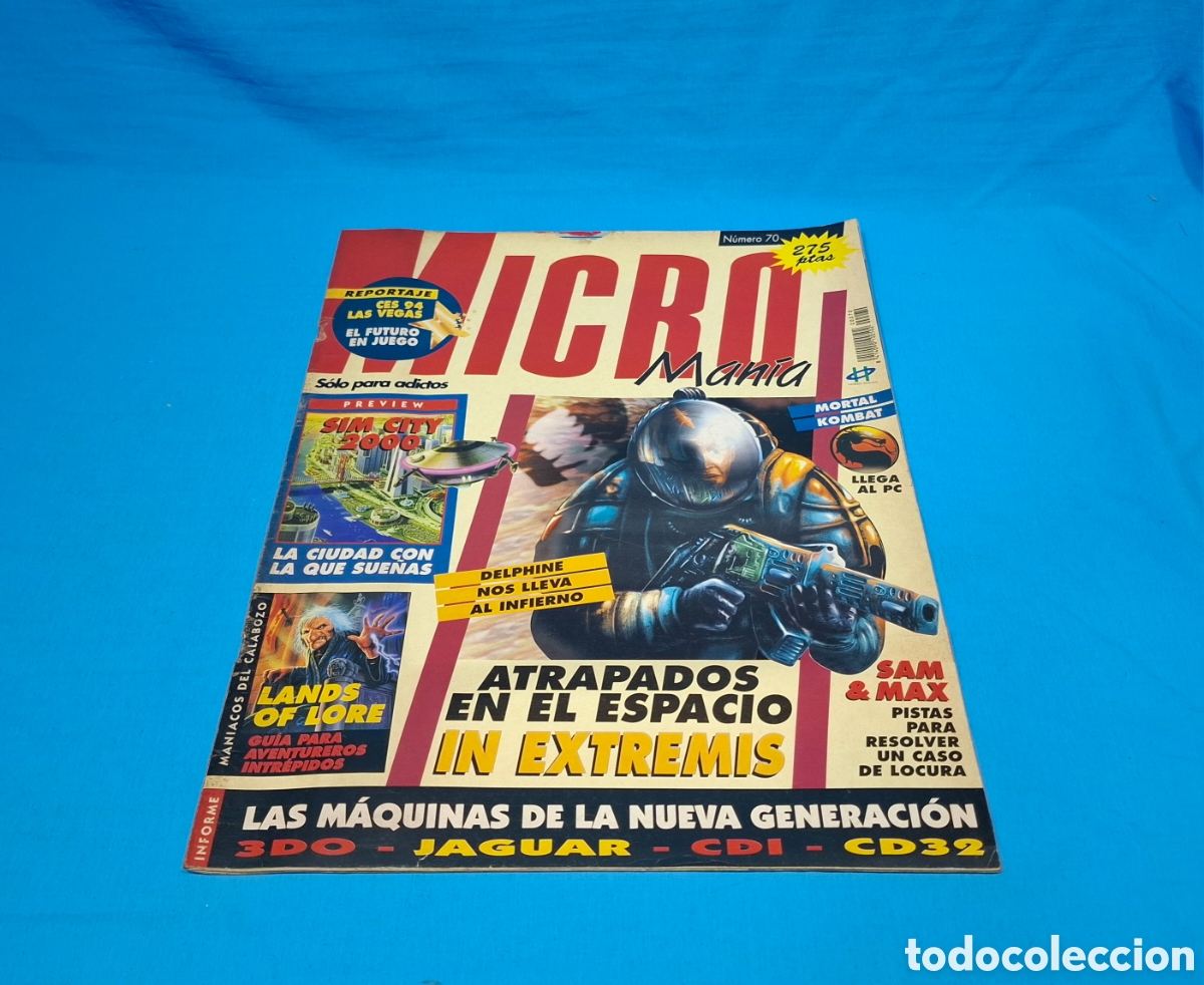 Videojuegos y consolas: REVISTA MICRO MAN&Iacute;A, N&Uacute;MERO 70 - IN EXTREMIS - Foto 1