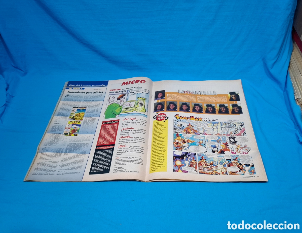 Videojuegos y consolas: REVISTA MICRO MAN&Iacute;A, N&Uacute;MERO 72 - &Uacute;LTIMA VIII - Foto 3